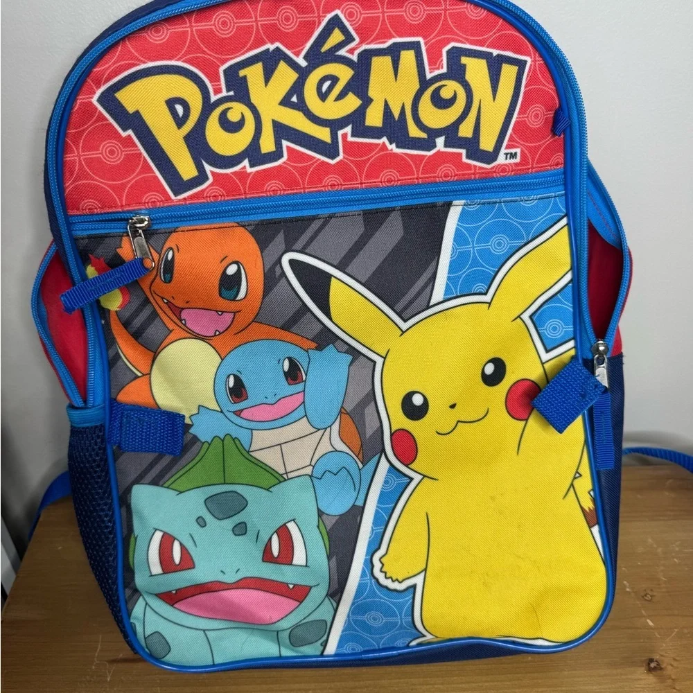 Vibrant Pokemon Backpack with Pikachu and Friends